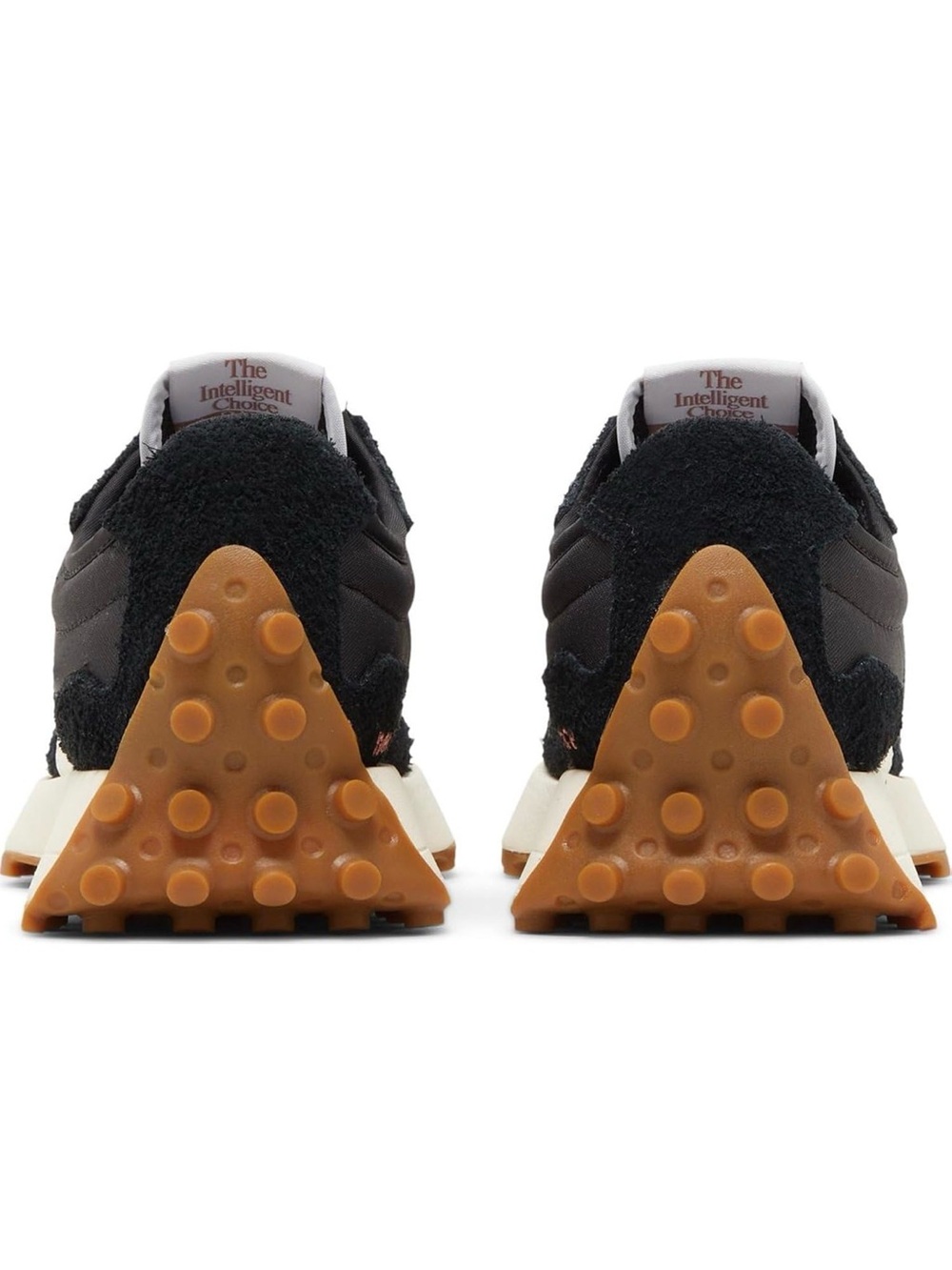 New Balance Black, White & Gum Retro Runner Sneakers - Picture 2 of 5